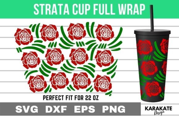 Rose Pattern SVG for Crafts & Graphics